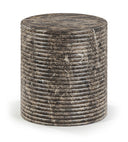 Rapallo Concrete Indoor/Outdoor End Table - Brown