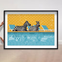 Palm Springs Zebra Pool