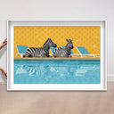 Palm Springs Zebra Pool