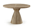 Aquino 43.5" Concrete Indoor/Outdoor Dining Table - Beige
