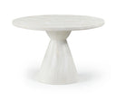 Aquino 43.5" Concrete Indoor/Outdoor Dining Table - White