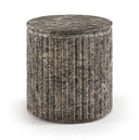 Catania Concrete Indoor/Outdoor End Table - Brown
