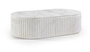 Catania Concrete Indoor/Outdoor Coffee Table - White