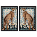 Regal Feline Elegance Duo - With Glitter