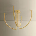 Vintage Brass Frankfurt Chandelier 36" by Corbett Lighting, view 3