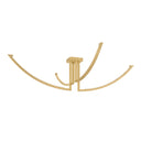 Vintage Brass Frankfurt Chandelier 24.25" by Corbett Lighting, view 5
