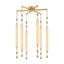 Vintage Brass Parigi Chandelier 27.5" by Corbett Lighting, view 3