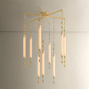 Vintage Brass Parigi Chandelier 39.25" by Corbett Lighting, view 3
