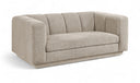 Modari 70.25" Fabric Upholstered Loveseat - Beige