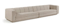 Modari 153.5" Fabric Upholstered 2pc. Modular Sofa - Beige