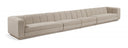 Modari 233.5" Fabric Upholstered 4pc. Modular Sofa - Beige