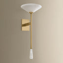 Vintage Brass Lausanne Wall Sconce 10" by Corbett Lighting, view 2
