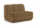 Modari Fabric Upholstered Armless Chair - Brown