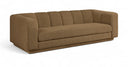Modari 95" Fabric Upholstered Sofa - Brown
