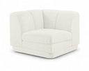 Modari Fabric Upholstered Corner Chair - Cream