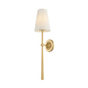 Vintage Brass Cadiz Wall Sconce 13.25" by Corbett Lighting, view 7