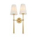 Vintage Brass Cadiz Wall Sconce 13.25" by Corbett Lighting, view 3