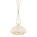 Aged Brass Baudette Pendant 14.25" by Hudson Valley