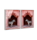 Zebras Apartment is Coral Pink Set