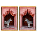 Zebras Apartment is Coral Pink Set
