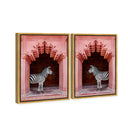 Zebras Apartment is Coral Pink Set