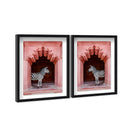 Zebras Apartment is Coral Pink Set