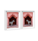 Zebras Apartment is Coral Pink Set