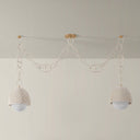 Champagne Leaf Piasu Linear 12.5" by Corbett Lighting, view 4