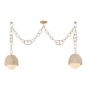 Champagne Leaf Piasu Wall Sconce 8.5" by Corbett Lighting, view 8