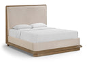 Adagio Fabric Upholstered Bed - Brown