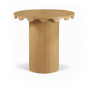 Dahlia 36" Solid Wood And Natural Cane Counter Height Table - Natural