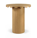 Dahlia 36" Solid Wood And Natural Cane Bar Height Table - Natural