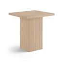 Belinda 32" Oak Veneer And Solid Wood Counter Height Table - Natural