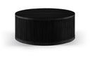 Madera Oak Veneer And Solid Wood With Caster Wheels Coffee Table - Black