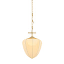 Vintage Brass Hoshi Pendant 15" by Corbett Lighting, view 8