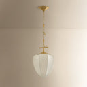 Vintage Brass Hoshi Pendant 15" by Corbett Lighting, view 3