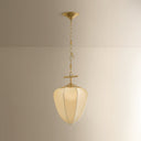 Vintage Brass Hoshi Pendant 15" by Corbett Lighting, view 6