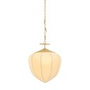 Vintage Brass Hoshi Chandelier 44" by Corbett Lighting, view 6