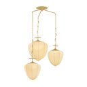 Vintage Brass Hoshi Chandelier 44" by Corbett Lighting