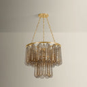 Vintage Gold Leaf Milos Chandelier 26.5" by Corbett Lighting, view 2