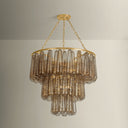 Vintage Gold Leaf Milos Chandelier 35.5" by Corbett Lighting, view 3