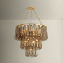 Vintage Gold Leaf Milos Chandelier 35.5" by Corbett Lighting, view 2