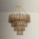 Vintage Gold Leaf Milos Chandelier 45.5" by Corbett Lighting, view 3