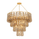 Vintage Gold Leaf Milos Chandelier 45.5" by Corbett Lighting, view 4