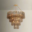 Vintage Gold Leaf Milos Chandelier 45.5" by Corbett Lighting