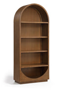 Hearth Solid Wood Bookcase - Brown