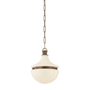 Historic Bronze Barryville Pendant 12" by Hudson Valley