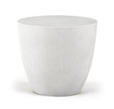Reggio Concrete Indoor/Outdoor End / Side Table - White