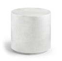 Imperia Concrete Indoor/Outdoor End / Side Table - White