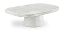 Prato Concrete Indoor/Outdoor Coffee Table - White
